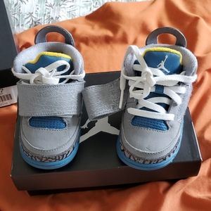 Jordans son of (td) gray/gold toddler/baby shoes